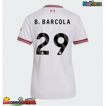 Camisa de Futebol Liverpool Bradley Barcola #29 Equipamento Secundário Mulheres 2026-27 Manga Curta
